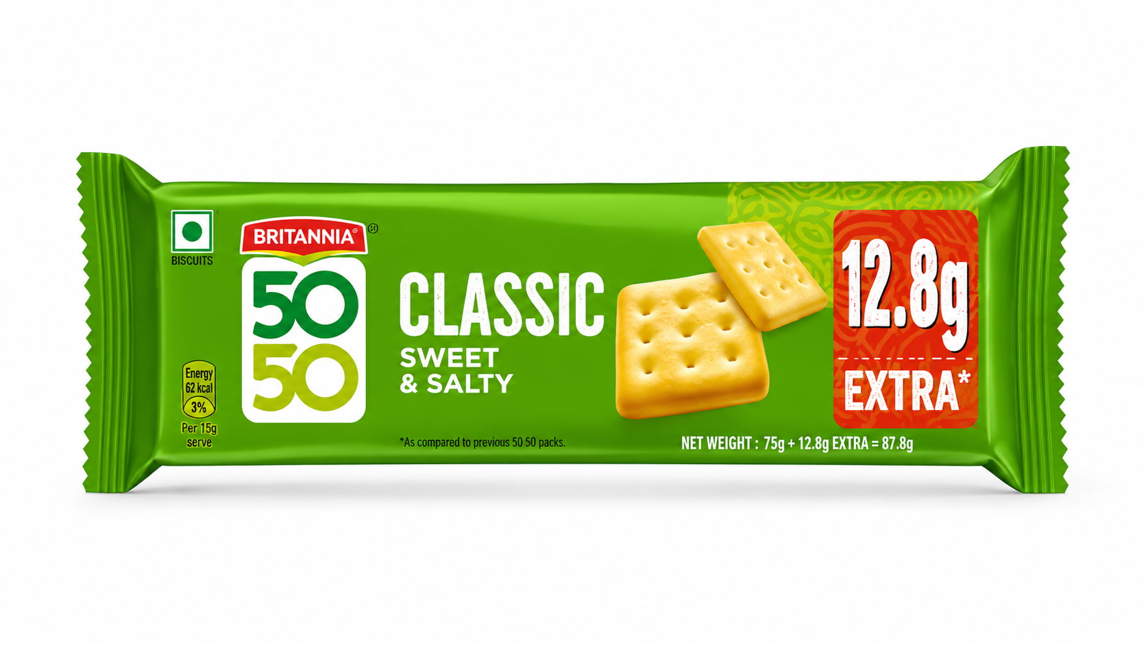 Britannia 50-50 Biscuits (PACK OF 10 )